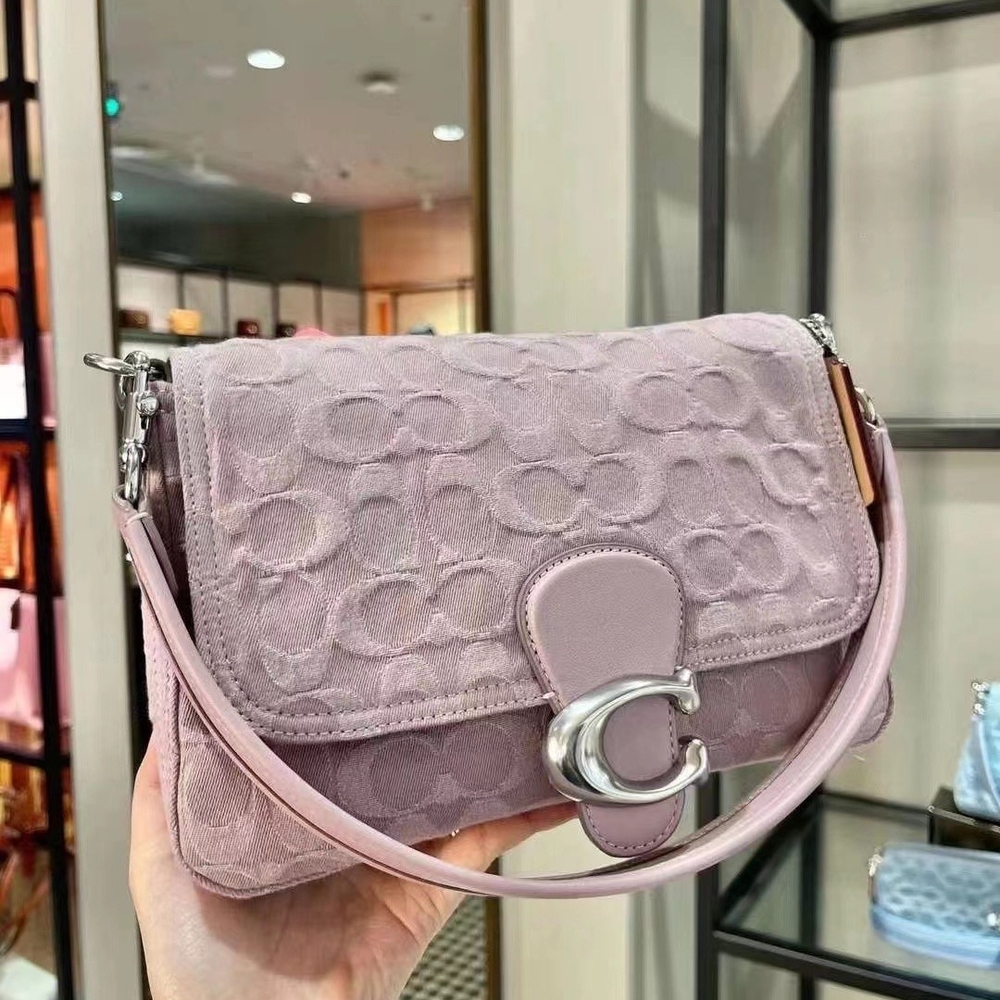 Coach Tabby Pastel Purple Shoulder Bag